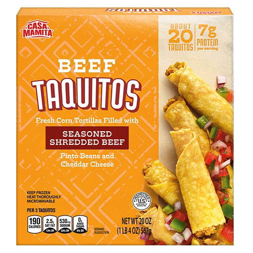 Casa Mamita Beef Taquitos, 20 oz